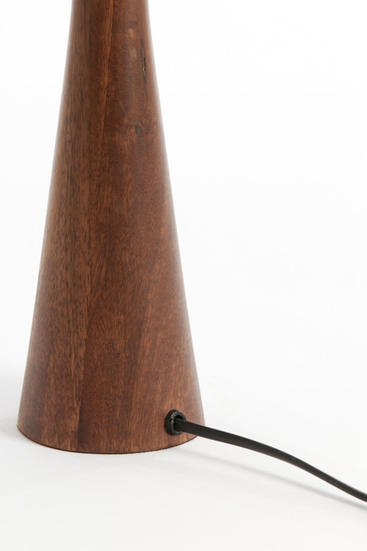 LAMPENFUSS Festina Braun Ø9/33 cm - Rot, Holz (9/9/33cm) - Light & Living