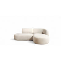 ECKSOFA Babette - Creme, Holzwerkstoff/Textil (242/188cm) - Fun Möbel