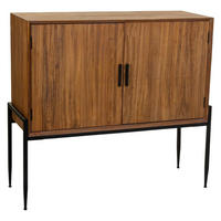 ANRICHTE aus Holz und Metall 110x40x99 cm - Braun, Metall (110/99/40cm) - Wanderlust