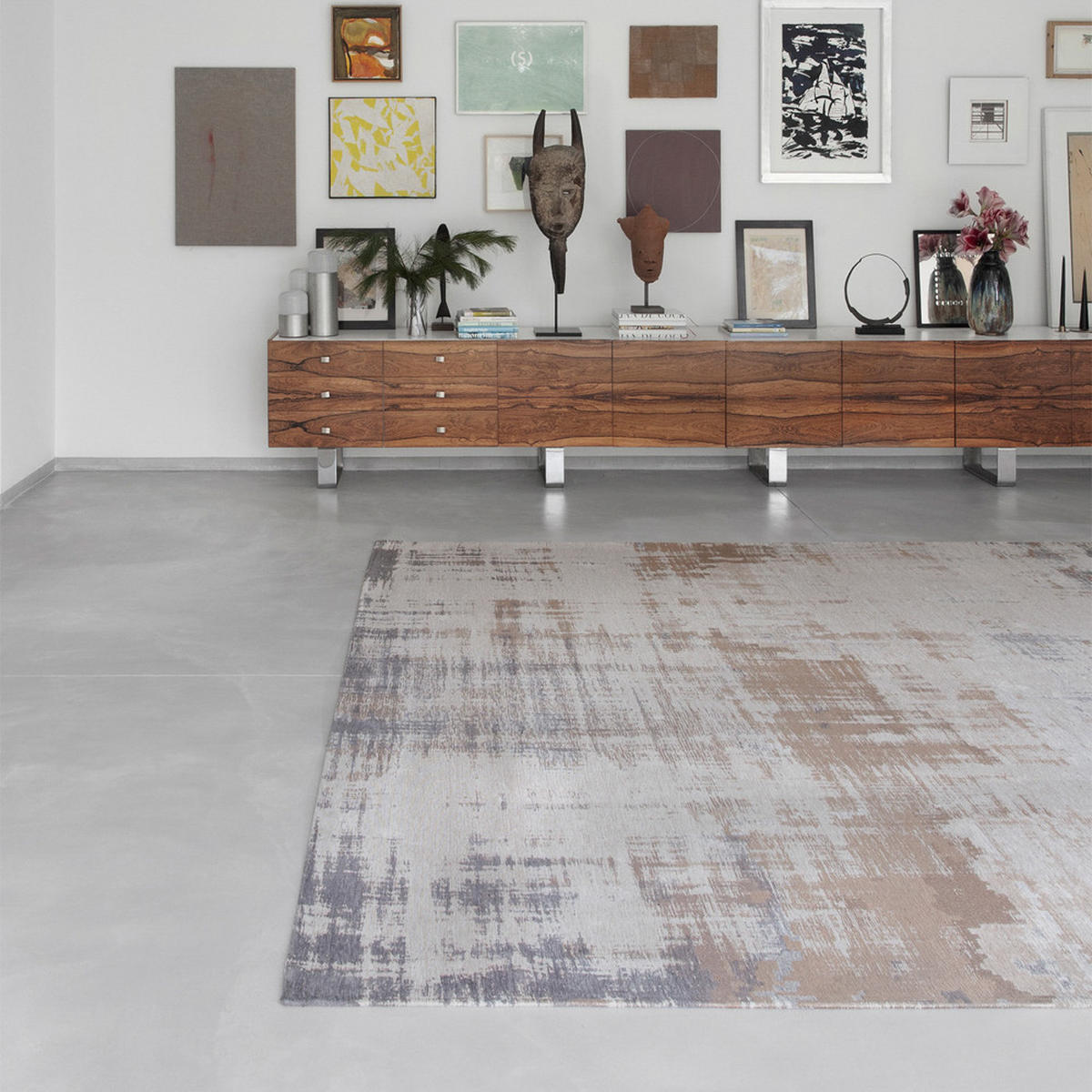 TEPPICH Padua Beige Atlantic 140/200 cm - Grau, Textil (140/200cm) - Louis De Poortere