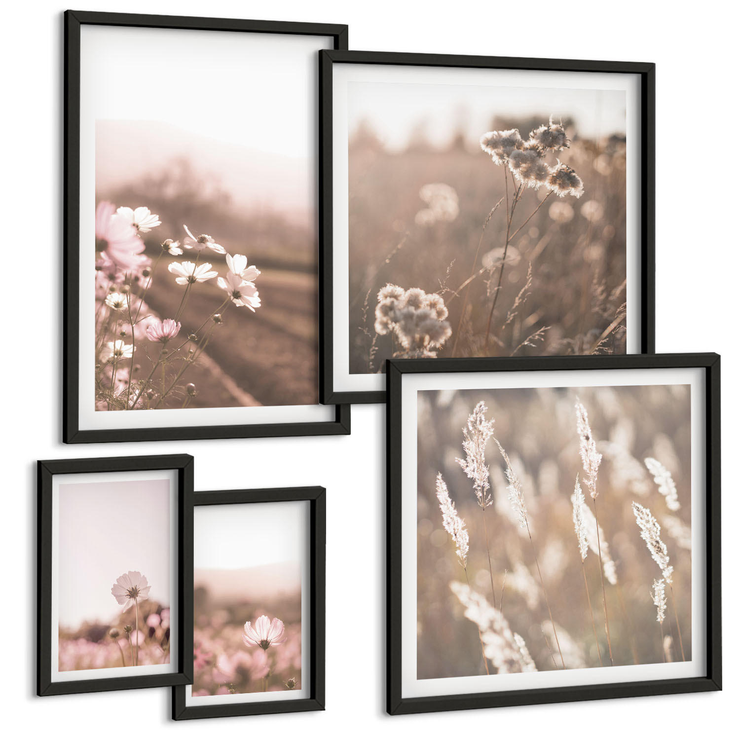 Tulup Bilder Schwarz 40x60 cm