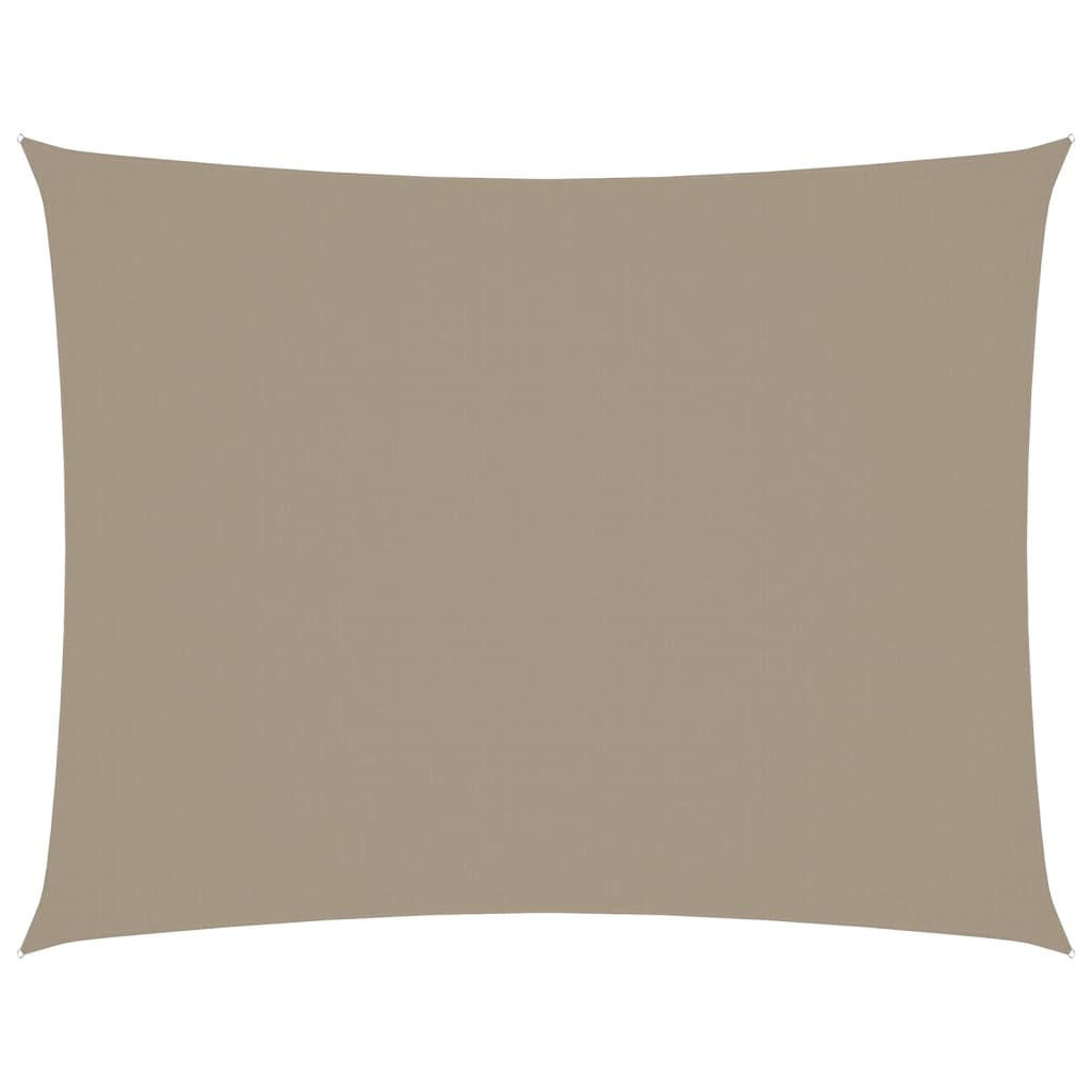 SONNENSEGEL Oxford-Gewebe Rechteckig 3,5x5 m Taupe - Taupe, Textil (500/350cm) - furnicato