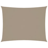SONNENSEGEL Oxford-Gewebe Rechteckig 3,5x5 m Taupe - Taupe, Textil (500/350cm) - furnicato