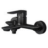 DUSCHARMATUR Schwarz Matt 21,2/18,3 cm - Schwarz, Metall (18/11/21cm) - EMKE