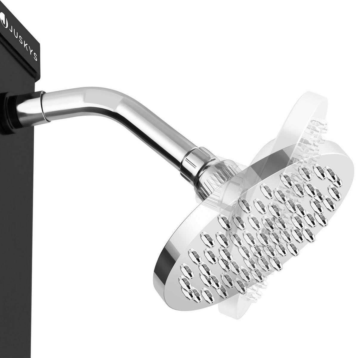 SOLARDUSCHE Victoria 60 Liter - Schwarz, Kunststoff (23/217/23cm) - Juskys