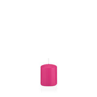 STUMPENKERZEN Pink Ø 48 x 60 mm, 24 Stück - Pink, Paraffin (5/6cm) - Wiedemann Kerzen