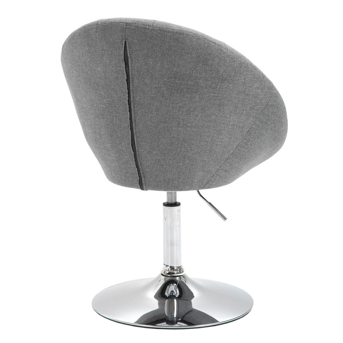 COCKTAILSESSEL HAVANNA Stoffbezug Grau - Silberfarben/Grau, Textil (62/88/58cm) - SVITA