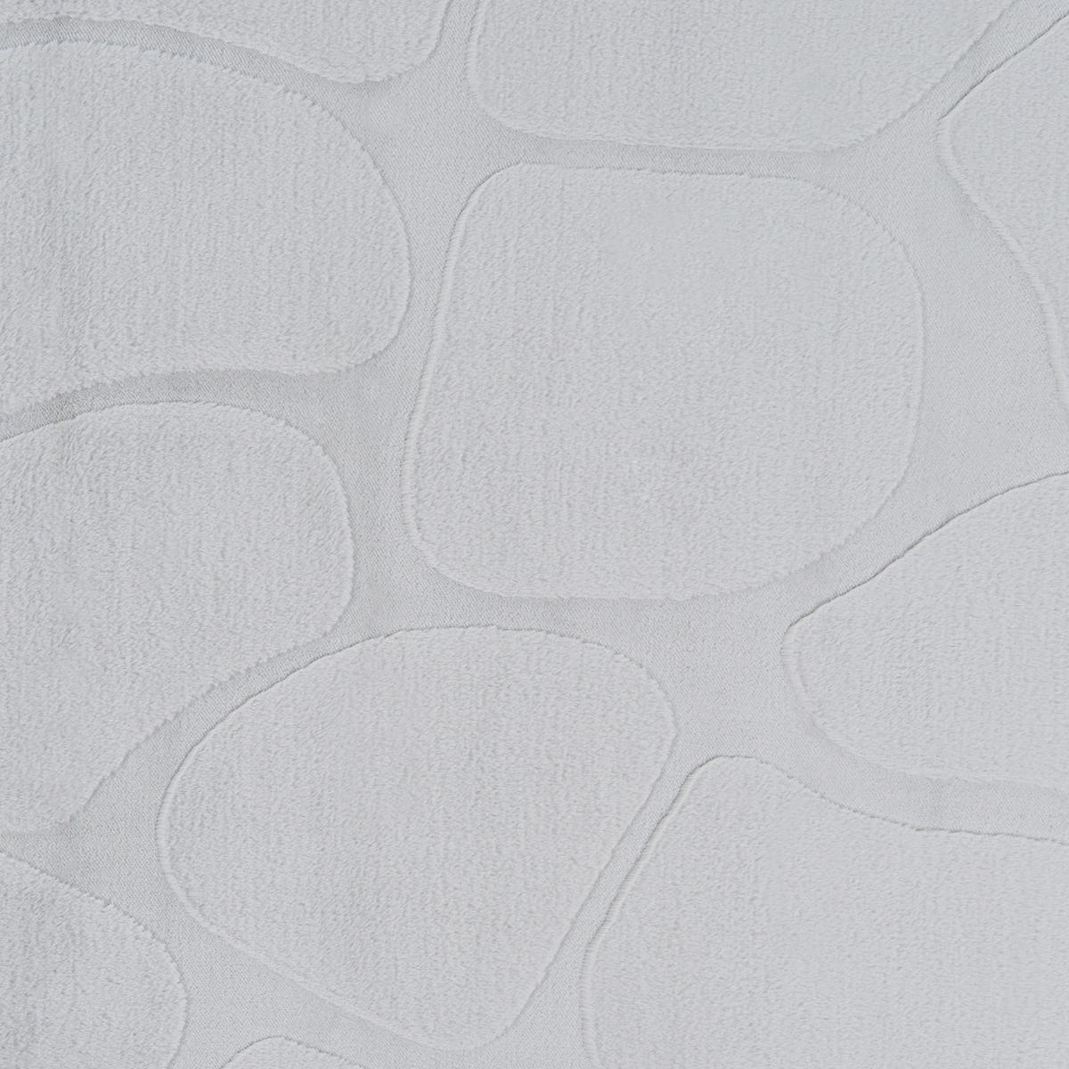 TEPPICH Hellgrau 80/300 cm Kawi - Hellgrau/Grau, Textil (80/300cm) - Beliani