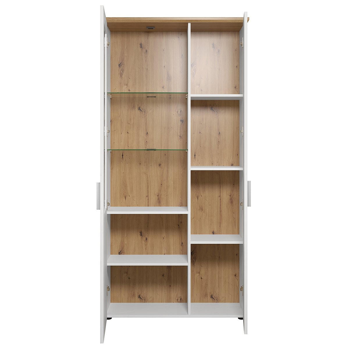 VITRINE Shade Pinienfarben - Pinienfarben, Holzwerkstoff (95/195/38cm) - Trendteam