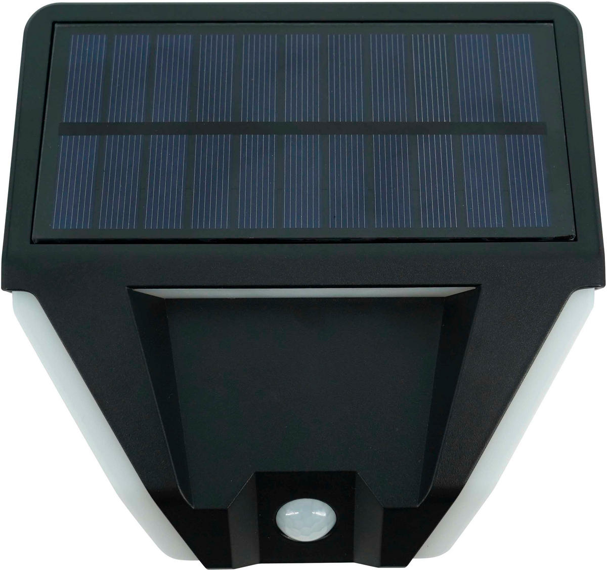 LED-WANDLEUCHTE Solar Außenbereich Dämmerungssensor 45 Auslösungen Nachtlicht - Schwarz, Kunststoff (16/16/5.2cm) - Northpoint