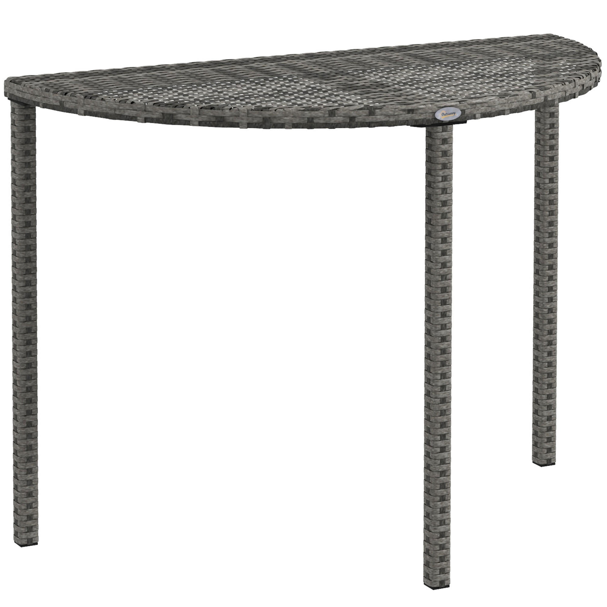 ComfortXL Balkontisch Grau 50x74x100 cm