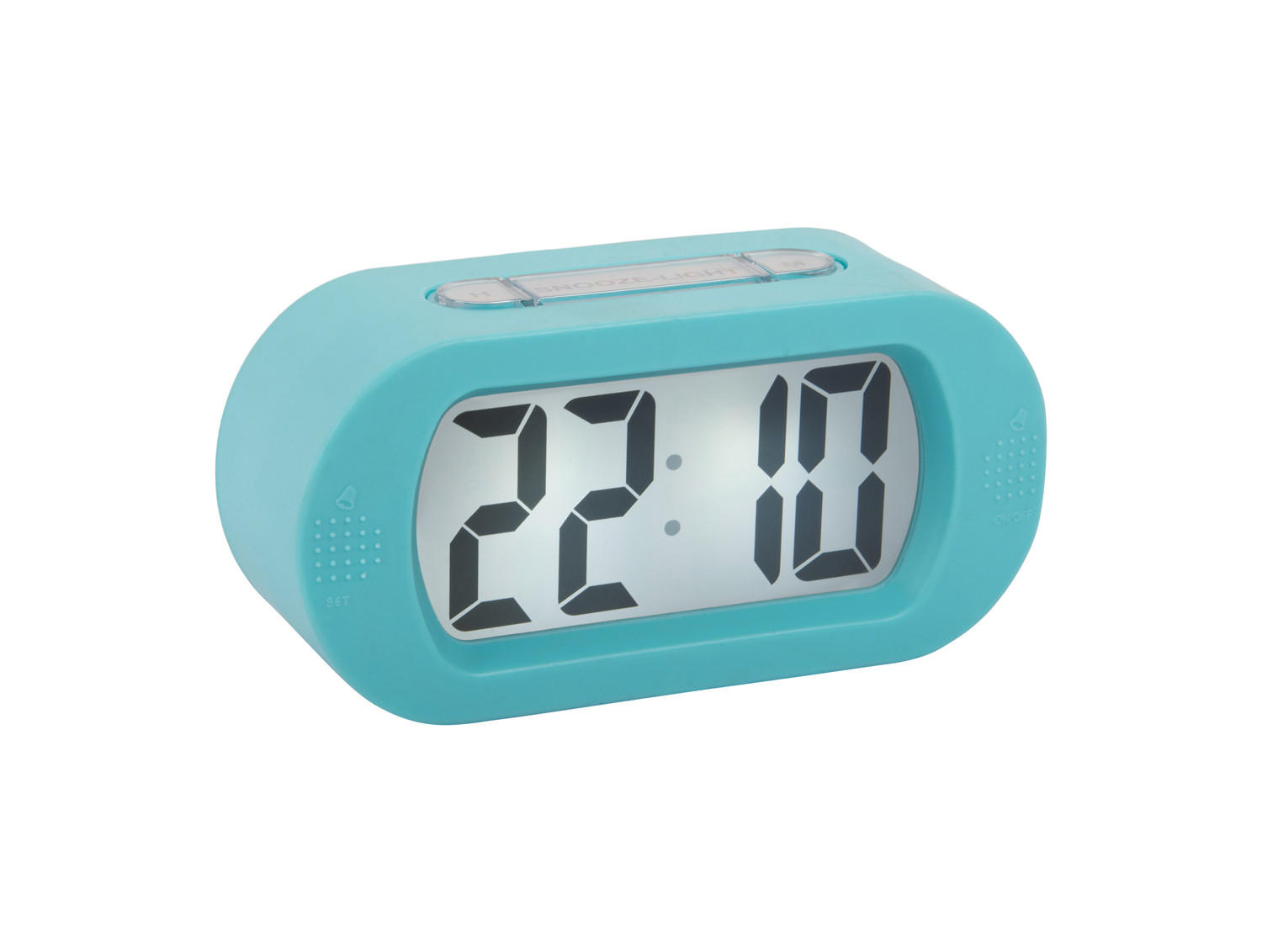 WECKER Gummy 5/14/7 cm - Blau, Kunststoff (14/7/5cm) - Karlsson