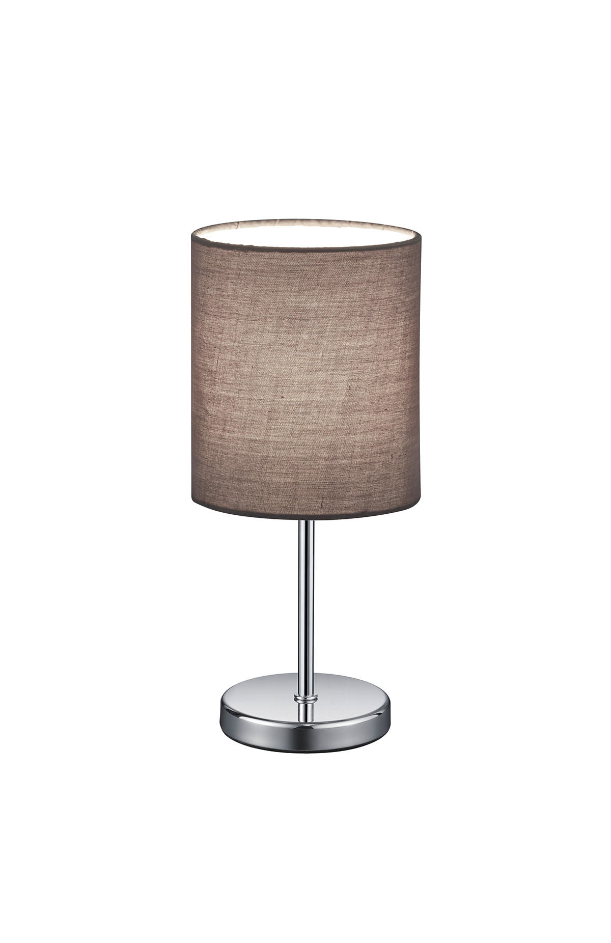 Trio Leuchten Tischlampe Grau 13x28.5x13 cm