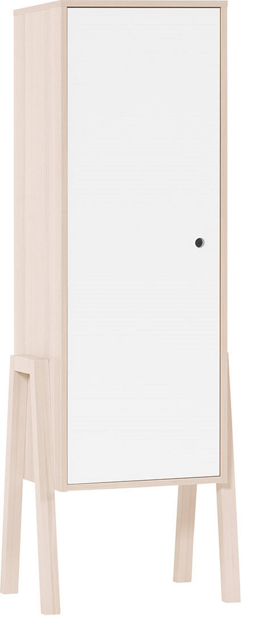 KLEIDERSCHRANK SPOT 1-TÜRIG - Weiß, Holzwerkstoff (49.5/150/40cm)