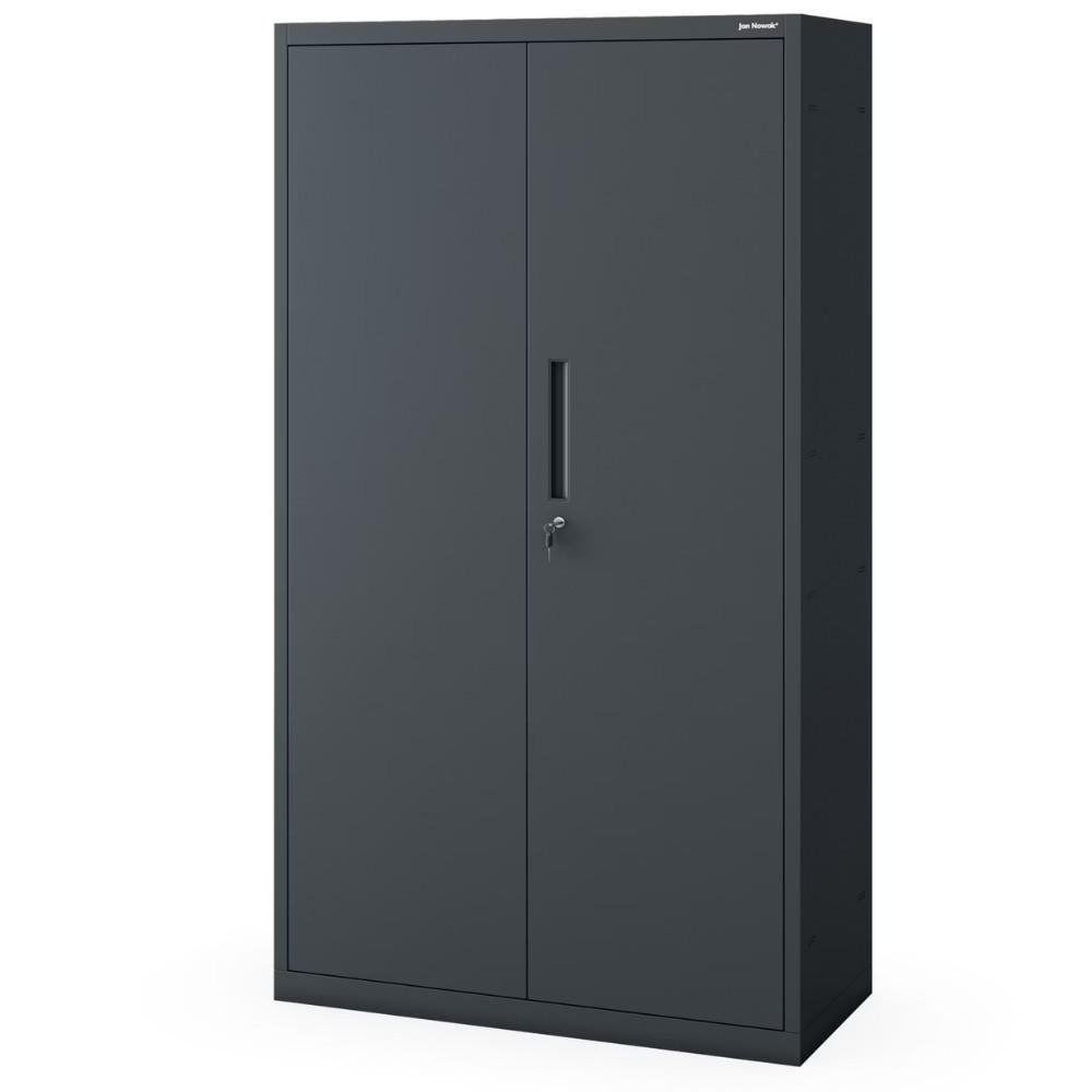 METALLSCHRANK mit Sockel MEGAN 160x90x40cm Anthrazit - Anthrazit, Metall (90/160/40cm) - Jan Nowak