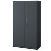 METALLSCHRANK mit Sockel MEGAN 160x90x40cm Anthrazit - Anthrazit, Metall (90/160/40cm) - Jan Nowak