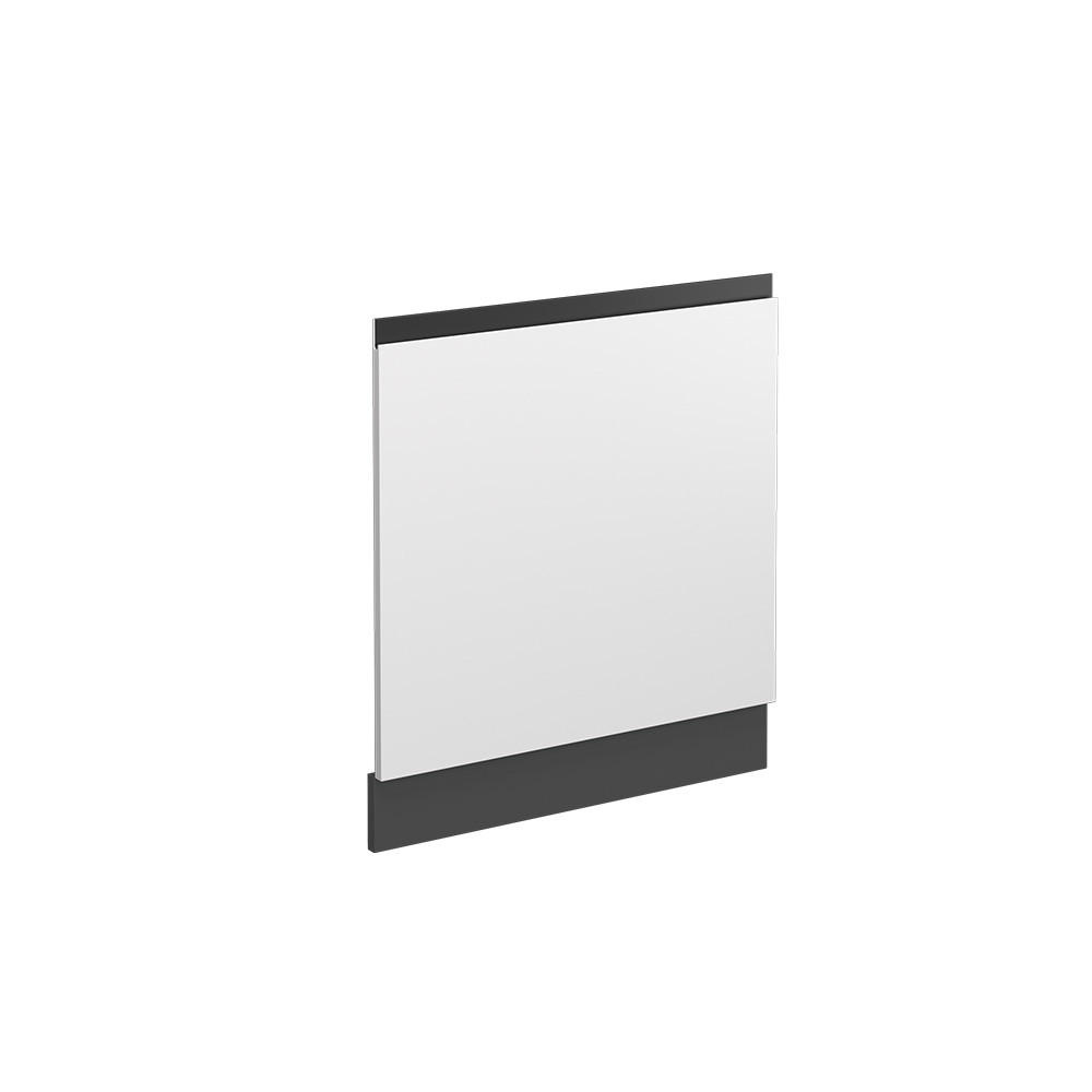 FRONTBLENDE R-Line Weiß 59.6 cm J-Shape, ohne AP - Anthrazit/Weiß, Holzwerkstoff (59.6/57.2/1.6cm) - Vicco