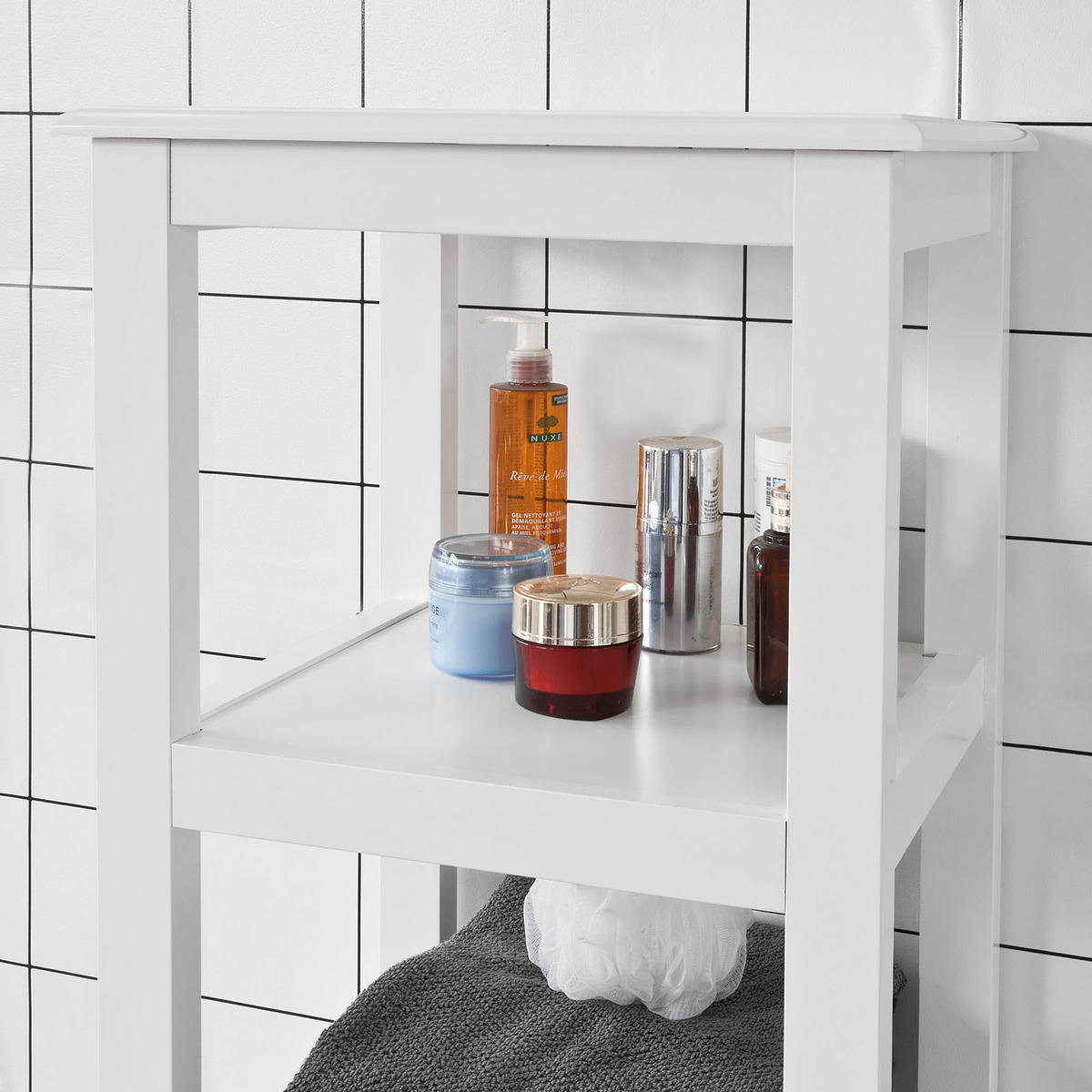 HOCHSCHRANK Weiß - Weiß, Holzwerkstoff (40/150/33cm) - SoBuy