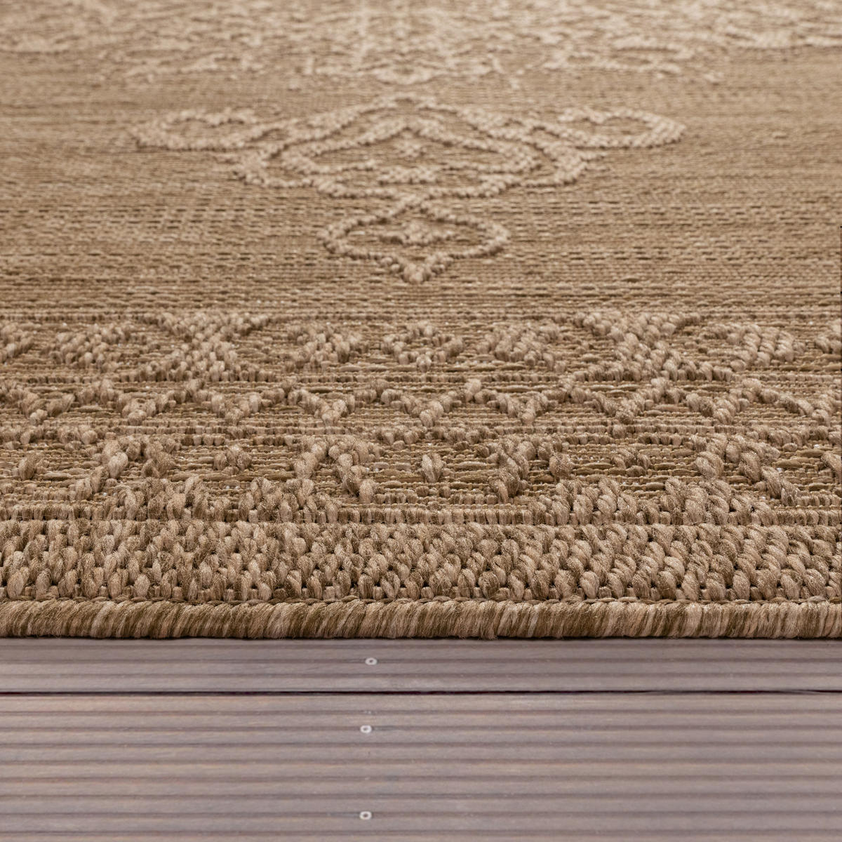 OUTDOORTEPPICH 120/160 cm Rimini 412 - Beige, Textil (120/160cm) - Paco Home