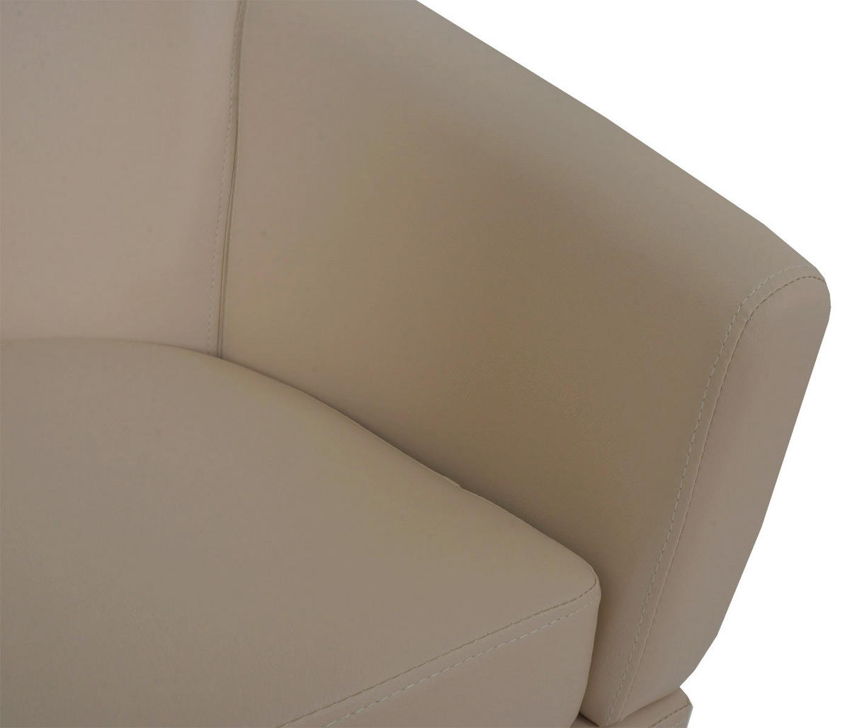 LOUNGE-SESSEL Cremeweiß - Weiß, Textil (72/72/60cm) - MCW