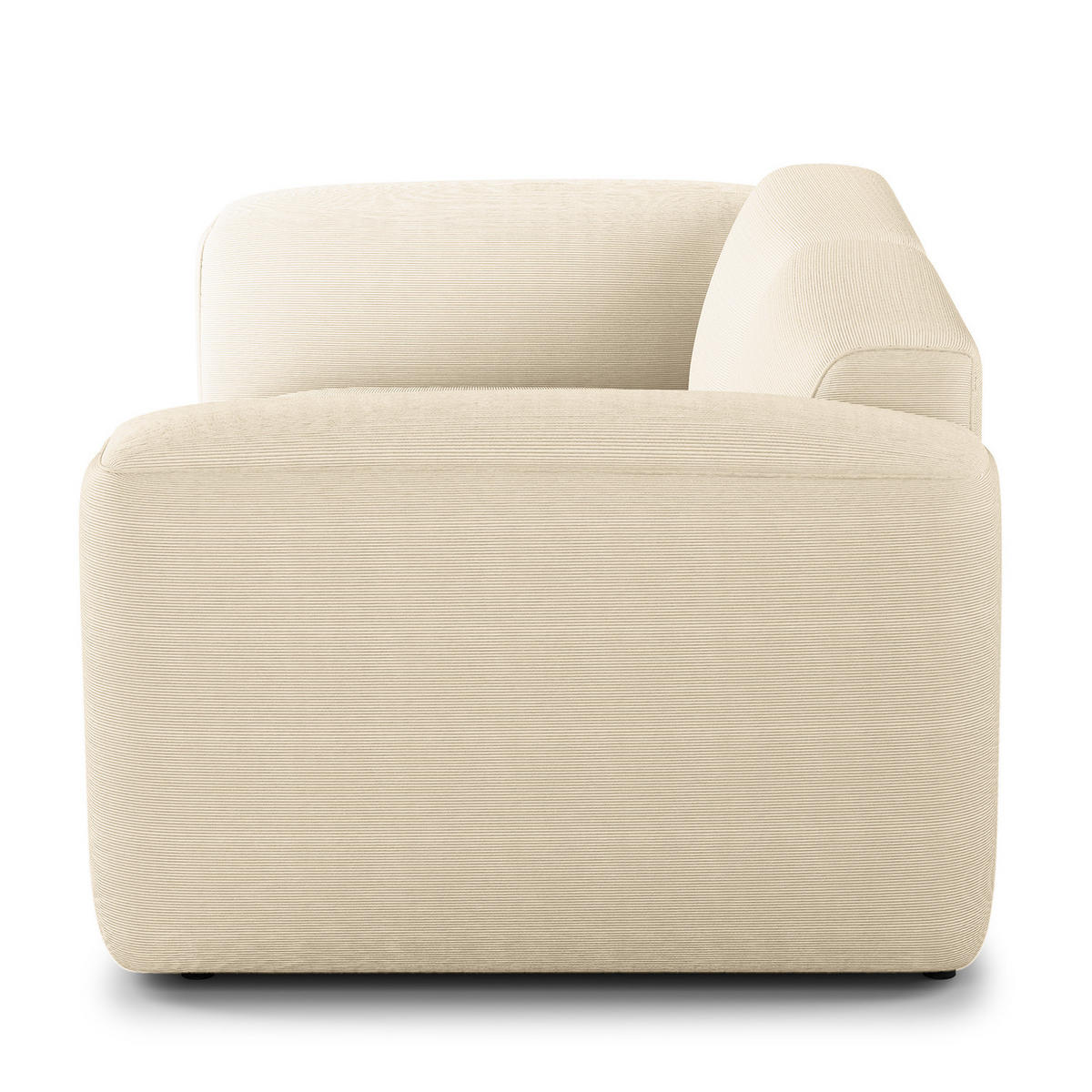 2-SITZER SOFA - Beige/Schwarz, Kunststoff/Textil (220/71/102cm) - home24