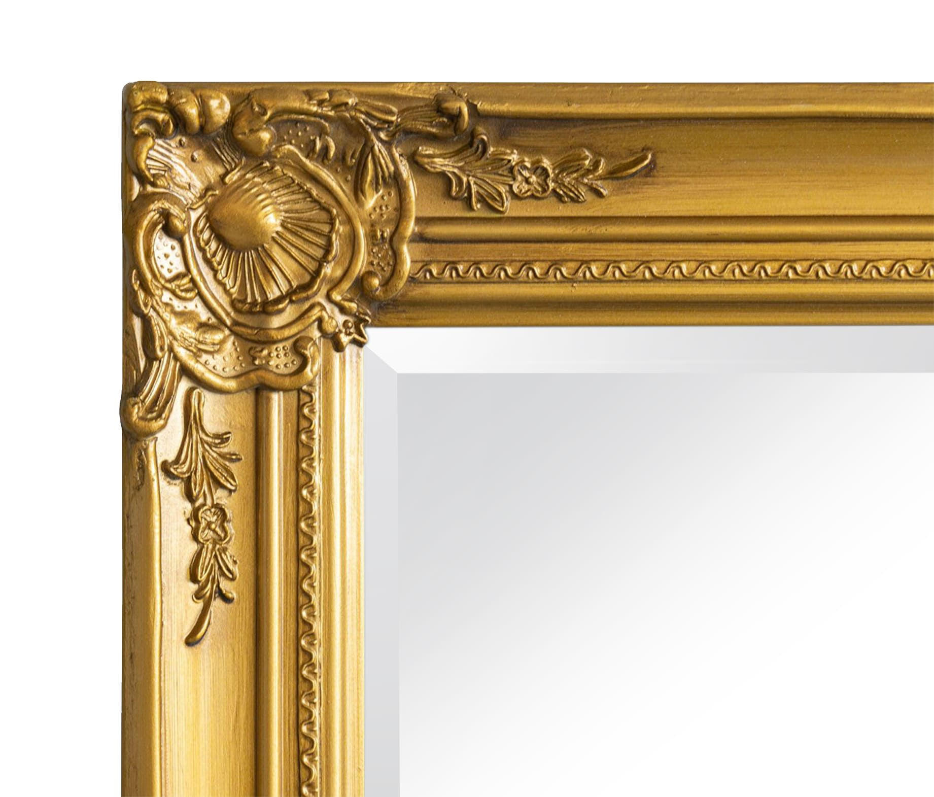 WANDSPIEGEL XL 180x80 cm, Gold, Holz - Goldfarben, Holz (80/180/5cm) - dasmöbelwerk