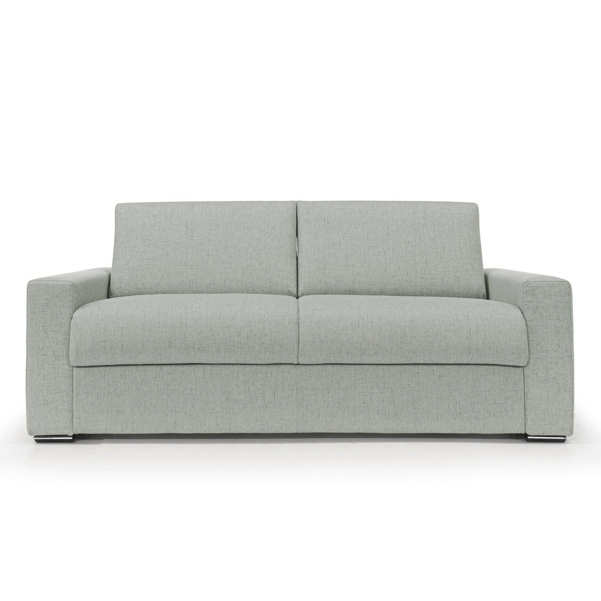 SCHLAFSOFA Nixon - Hellgrau, Textil (200/93/96cm) - Divani.store