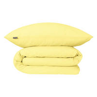 BETTWÄSCHESET Laura - Baumwoll Seersucker - 2-teilig - 135 x 200 cm - Hellgelb - Hellgelb, Textil (135/200cm) - SCHIESSER