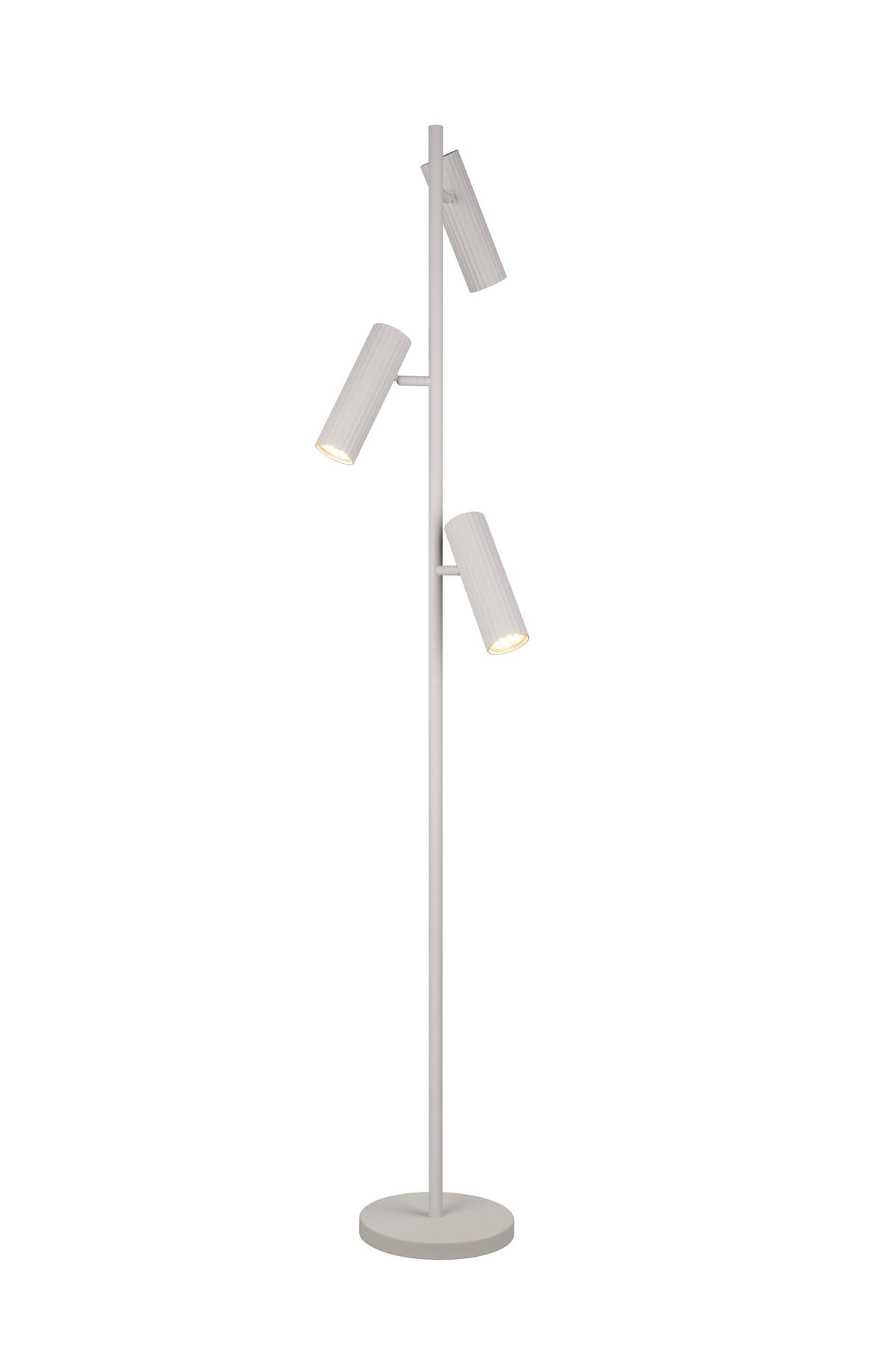 STEHLAMPE SOKA - Grau - 37/37/150 cm - Grau, Metall (37/37/150cm) - Trio Leuchten