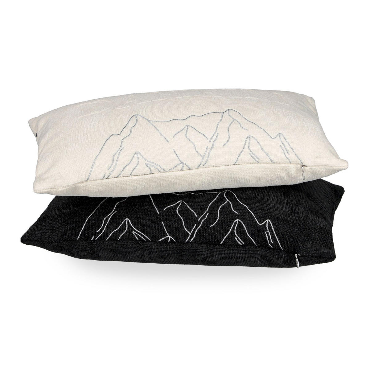 ZIERKISSENHÜLLE DAHEIM - Weiß, Textil (50/30cm) - Sportalm Kitzbühel