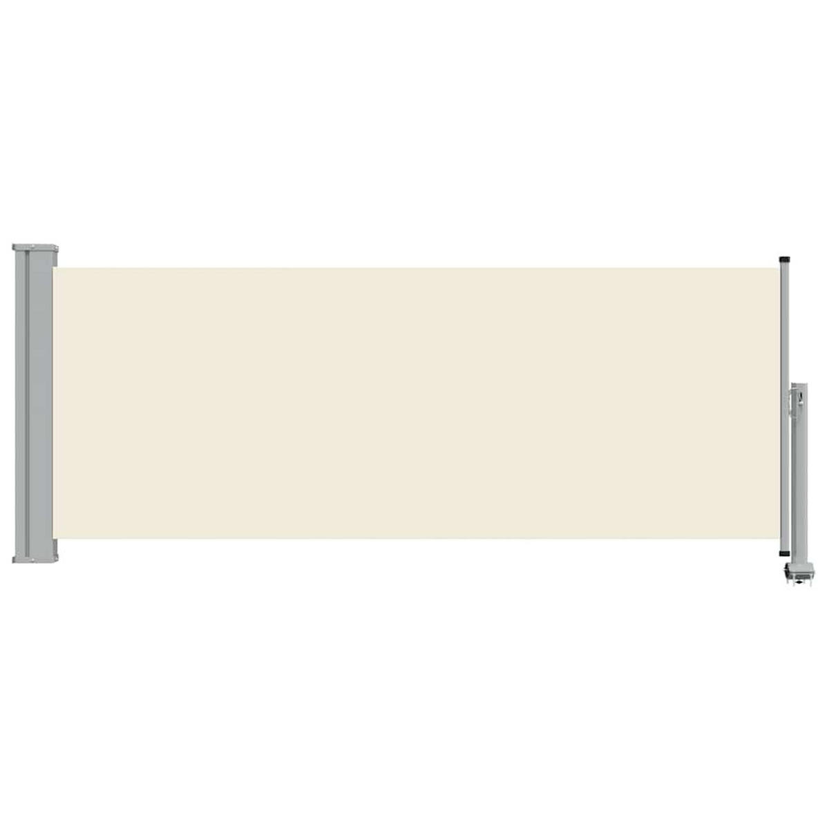SEITENMARKISE Ausziehbare 100/300 Cm Creme - Creme, Textil (300/100cm) - vidaXL
