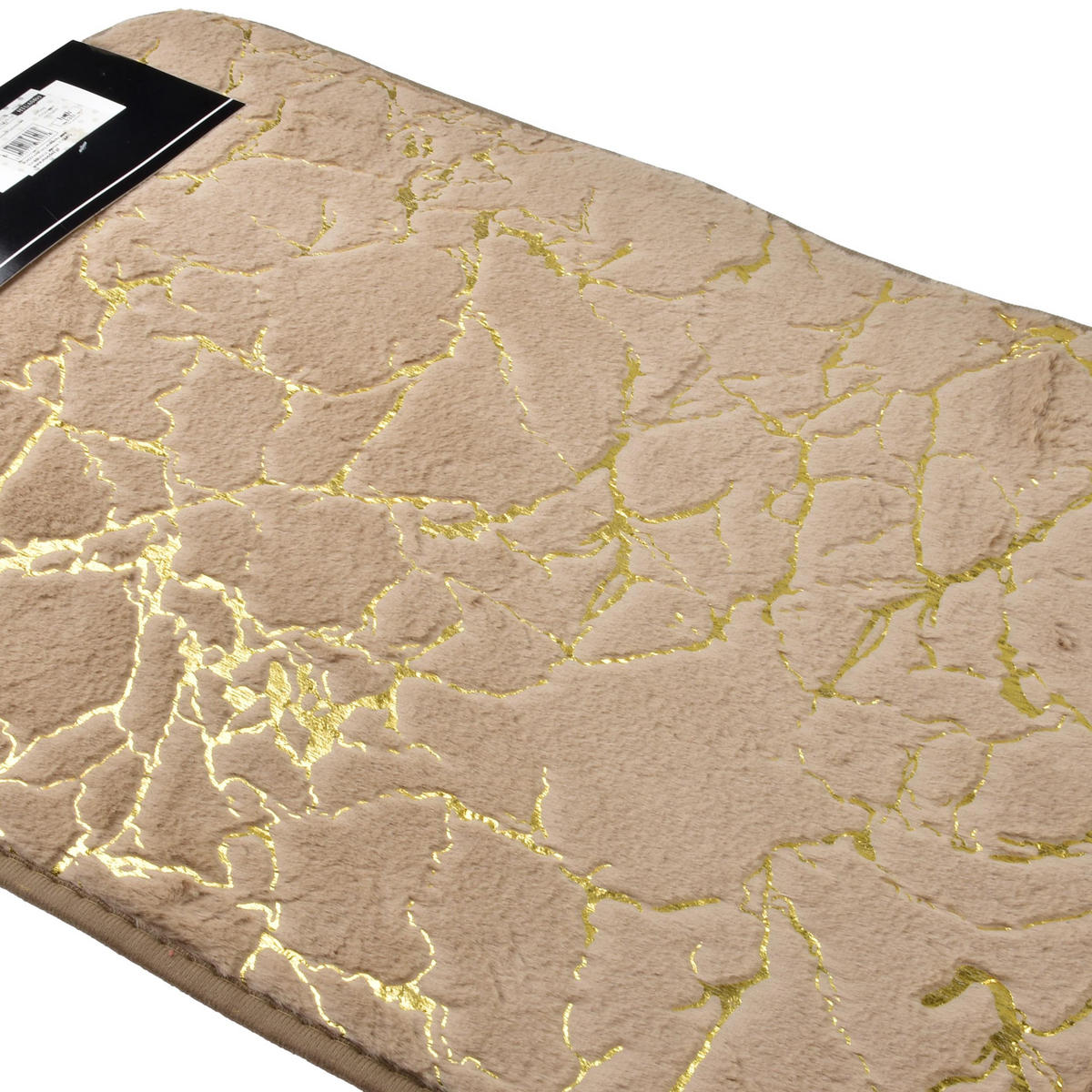 BADTEPPICH Zac Beige 58/40/2 cm Textilien - Beige, Textil (40/58cm) - Mondex