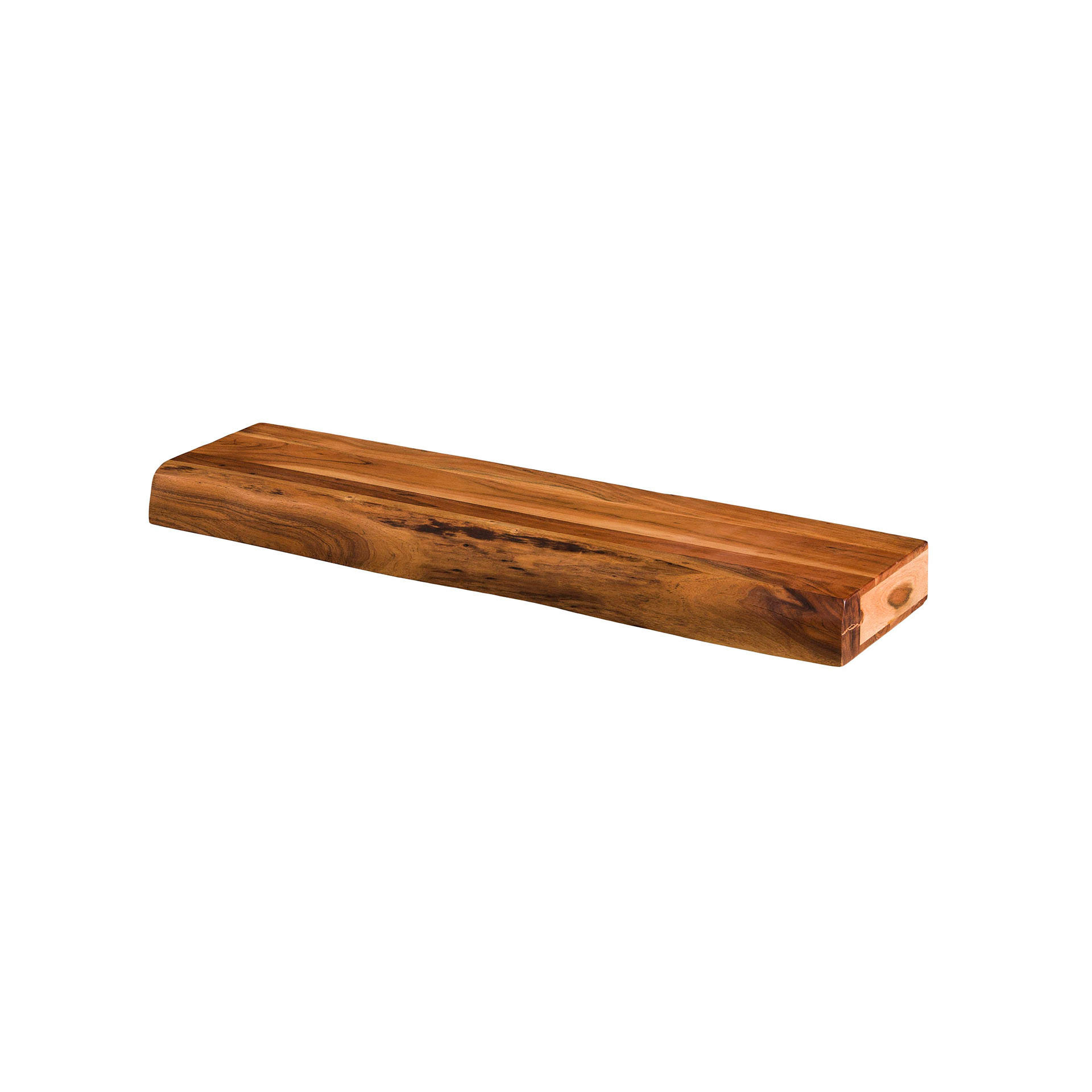 Hoyz Collection Wandregal Braun 100x8x25 cm