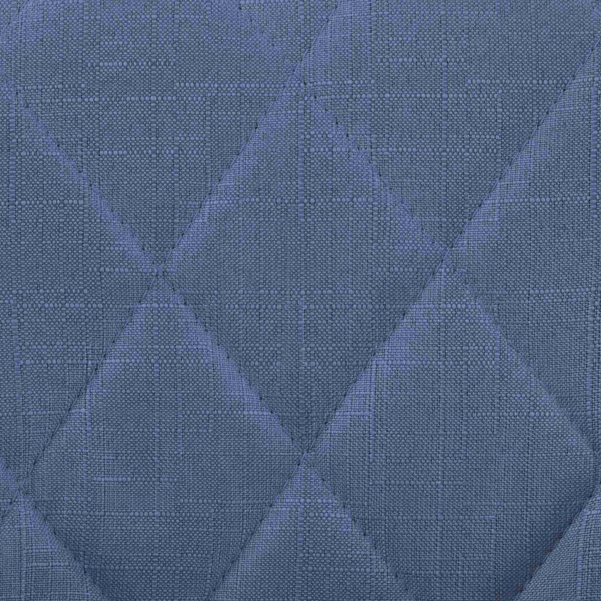 BARHOCKER Stoff blau - Chromfarben/Blau, Textil/Metall (46/83/49cm) - CLP