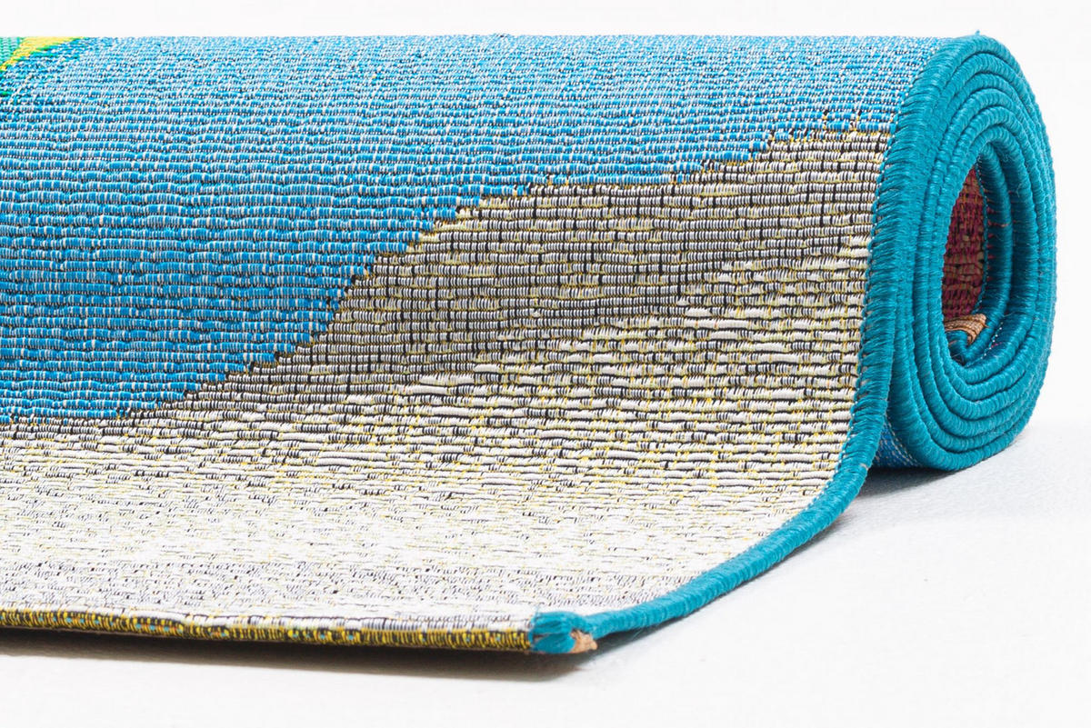 OUTDOORTEPPICH Rantum Beach 130x190 cm - Blau, Textil (130/190cm) - Sansibar SYLT