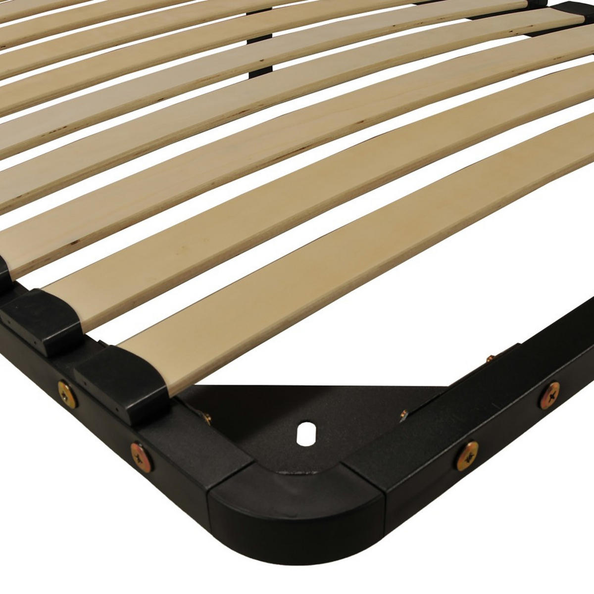 LATTENROST RENO22/ aus Metall 140x190 - Schwarz - Schwarz, Metall (140/190cm) - Weber Industries