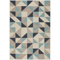 TEPPICH Dessert Blau 160x230 cm - Blau, Textil (160/230cm) - benuta Pop