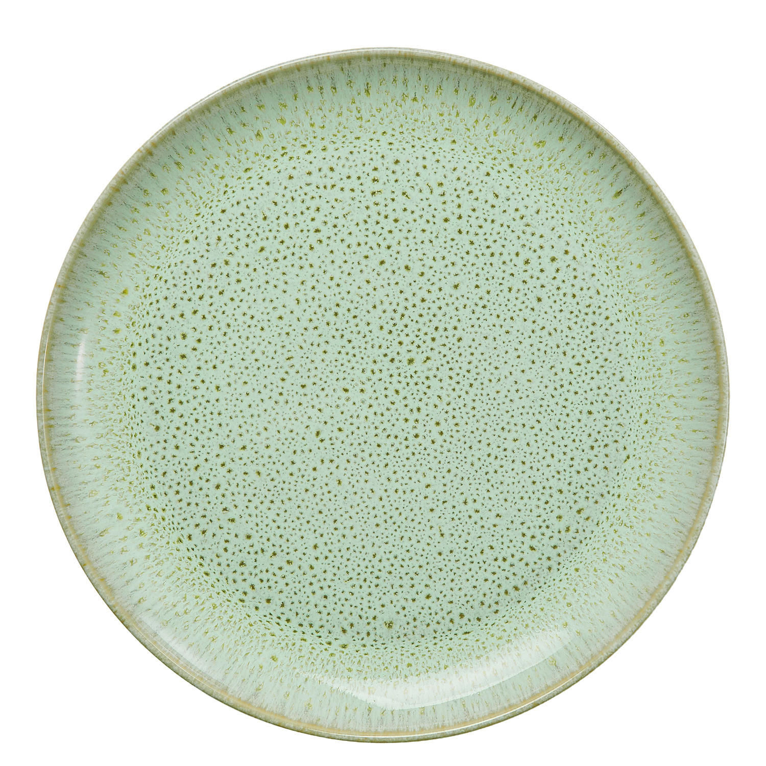 TELLER Tavira 22 cm - Grün, Keramik (22/22/2.5cm) - Butlers