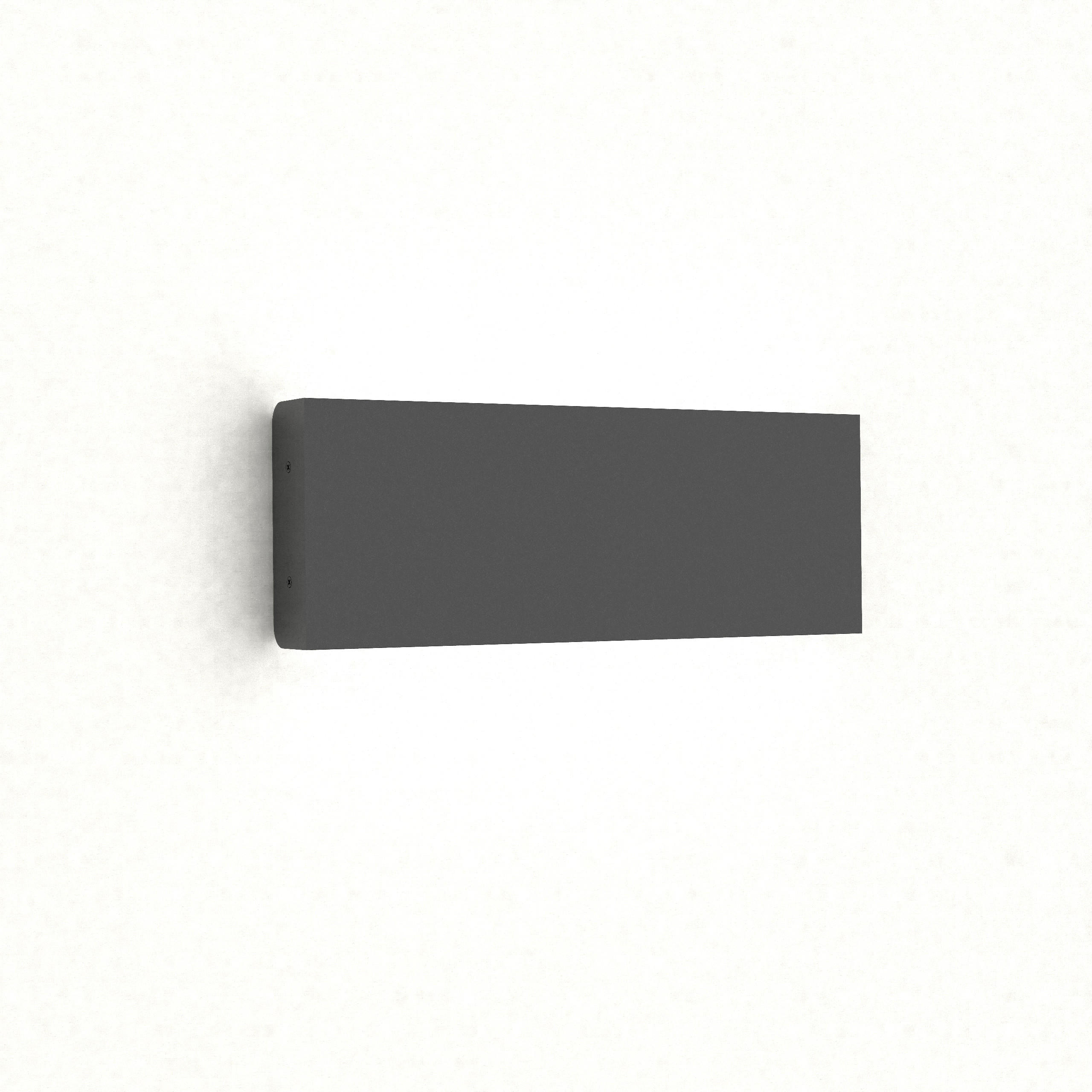 Lumicom Led-Wandleuchte Schwarz Hochglanz 29x11x3.6 cm