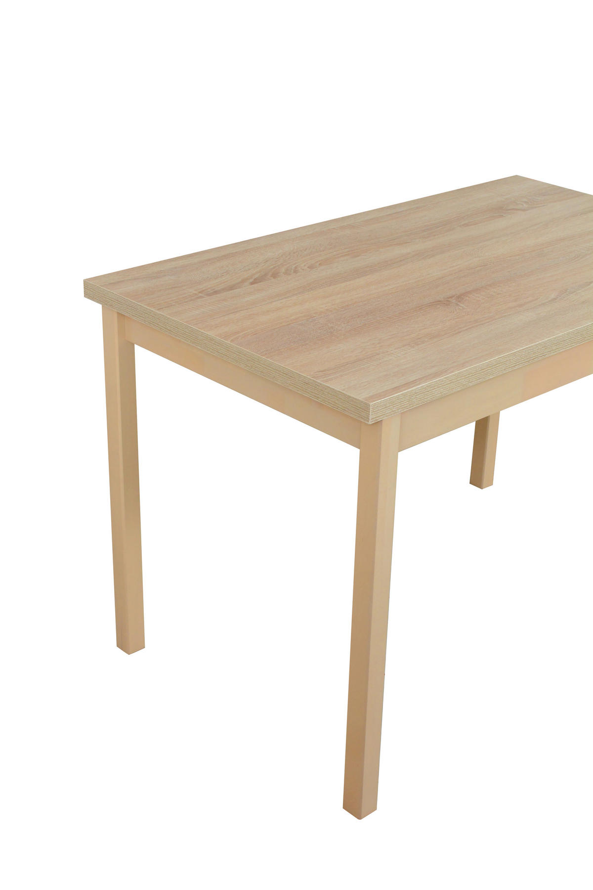 ESSTISCH Max 3, 70/120 cm, sonoma - Sonoma Eiche, Holz (70/120/76cm) - Leaf Design