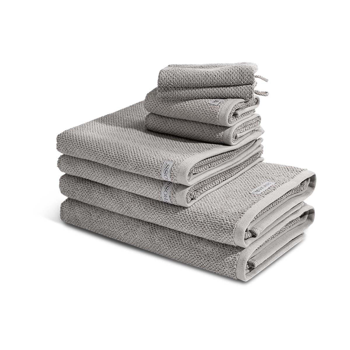 FROTTIERSET Selection 8-teilig - Grau, Textil (50/100cm) - Ross