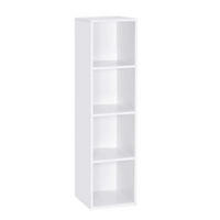BÜCHERREGAL Mondeer Holz Weiß 120 x 31 x 30.3 cm - Weiß, Holzwerkstoff (30.3/120/31cm)