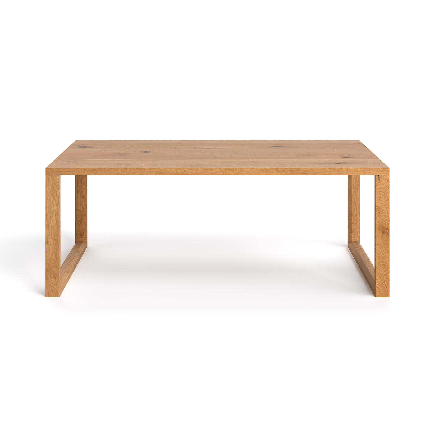 ESSTISCH Stellar aus massivem Eichenholz 220x80 cm - Eichefarben/Braun, Holz (220/80/75cm) - Danzz