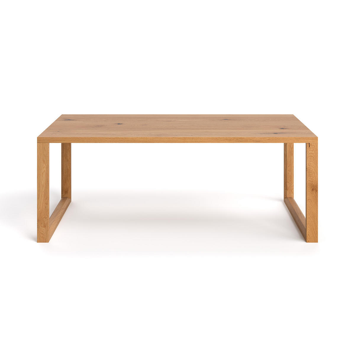 ESSTISCH Stellar aus massivem Eichenholz 220x80 cm - Eichefarben/Braun, Holz (220/80/75cm) - Danzz