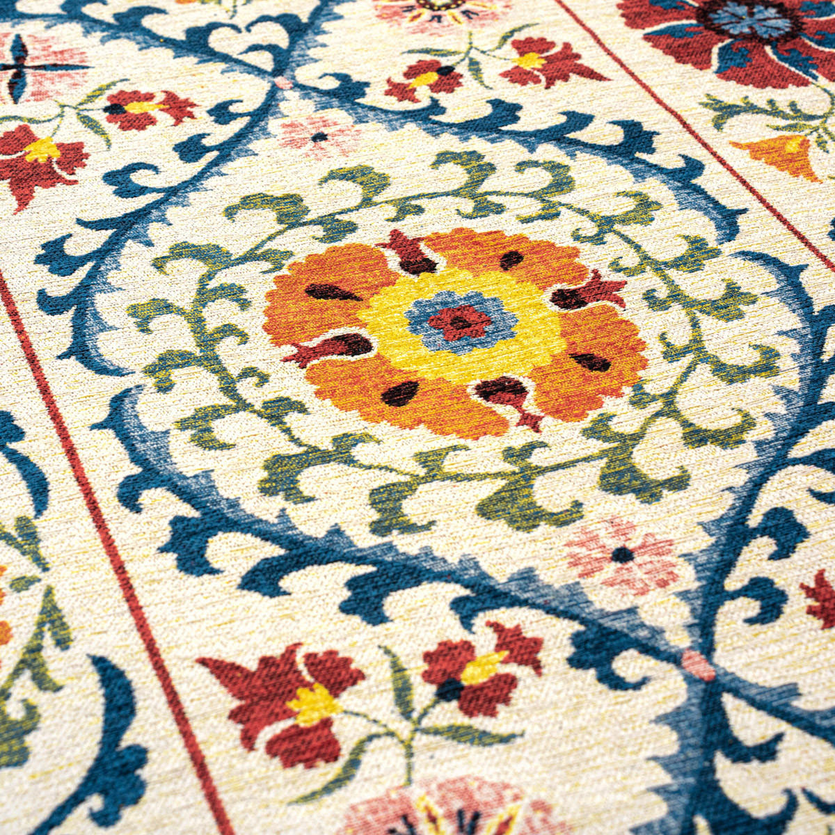 TEPPICH Origine Suzani 140/200 cm - Gelb, Textil (140/200cm) - Louis De Poortere
