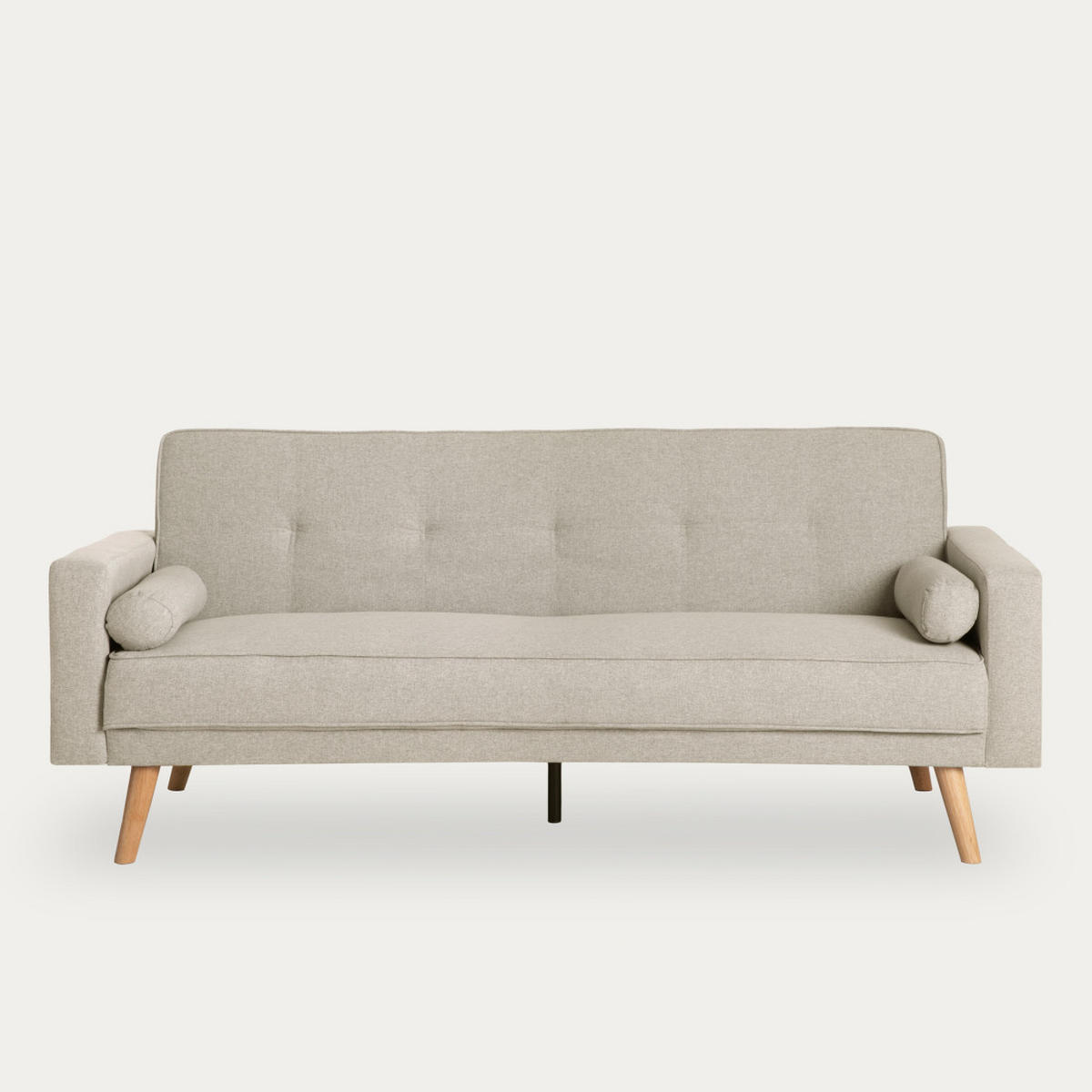 SCHLAFSOFA Dallas Beige 205 cm x 85.5 cm - Beige, Textil (205/85/81cm) - Kenay Home