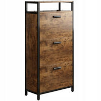 SCHUHSCHRANK, braun 60/130/30cm - Braun, Holzwerkstoff (60/130/30cm)