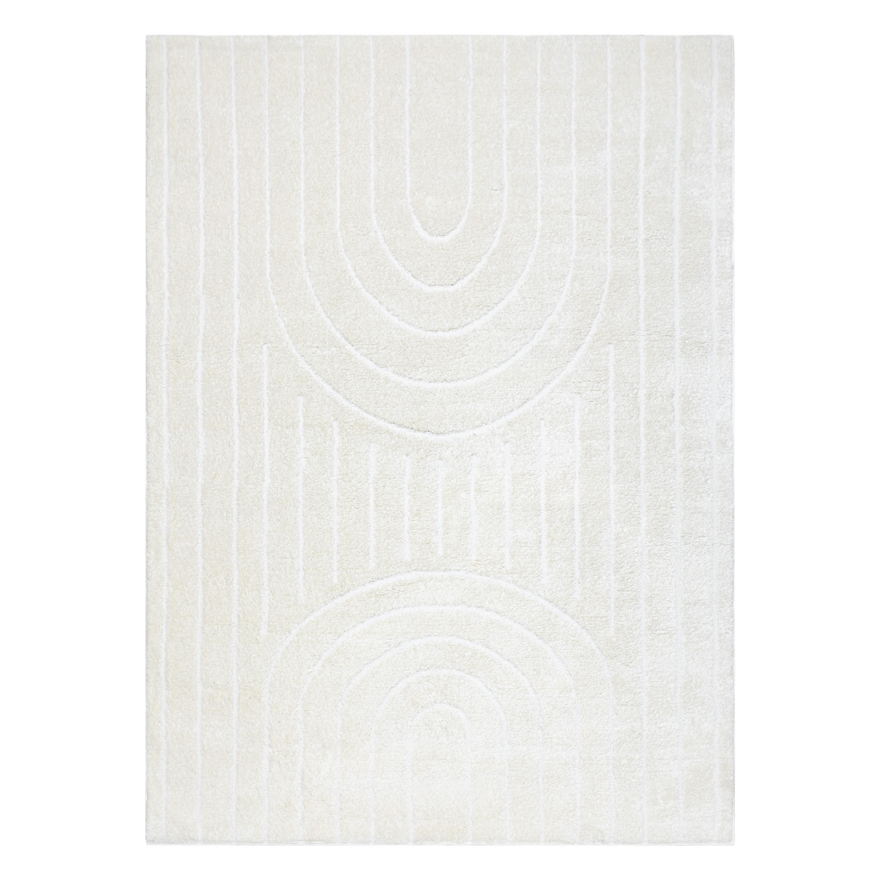 TEPPICH Mode 120/170 cm - Creme, Textil (120/170cm) - rugsX