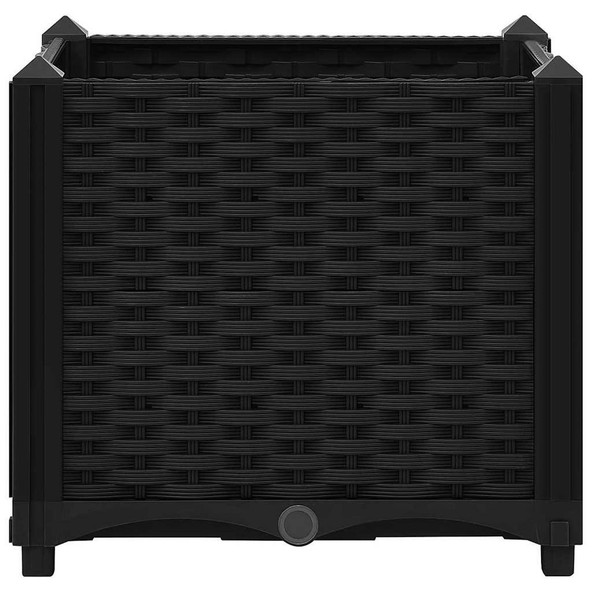 HOCHBEET 40 x 40 x 38 cm Polypropylen - Schwarz, Kunststoff (40/38/40cm)