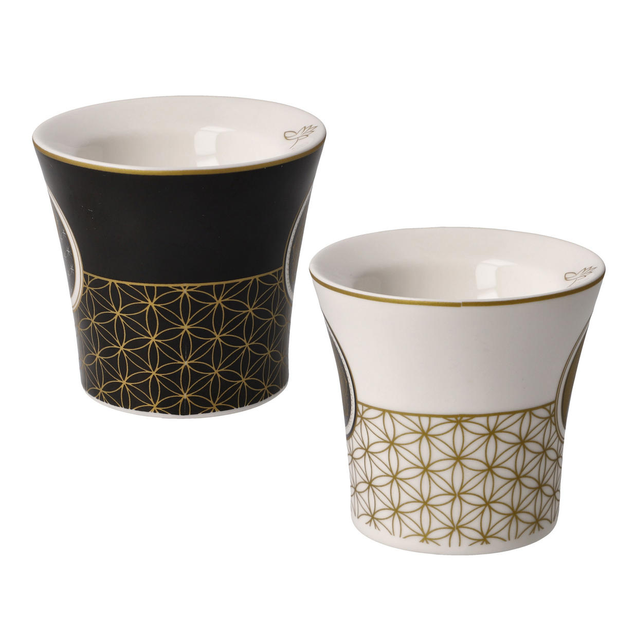 EIERBECHER 2er Set Lotus, New Bone China, Bunt - Multicolor, Keramik (6.5/6/6.5cm) - Goebel
